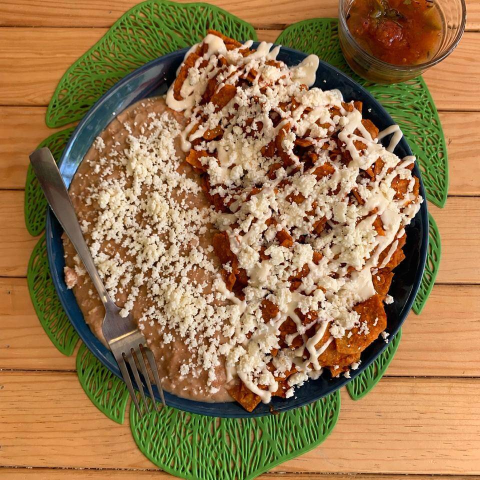Chilaquiles Rojos Sencillos