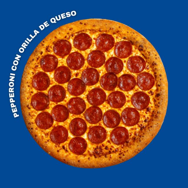 PIZZA PEPPERONI ORILLA DE QUEZO