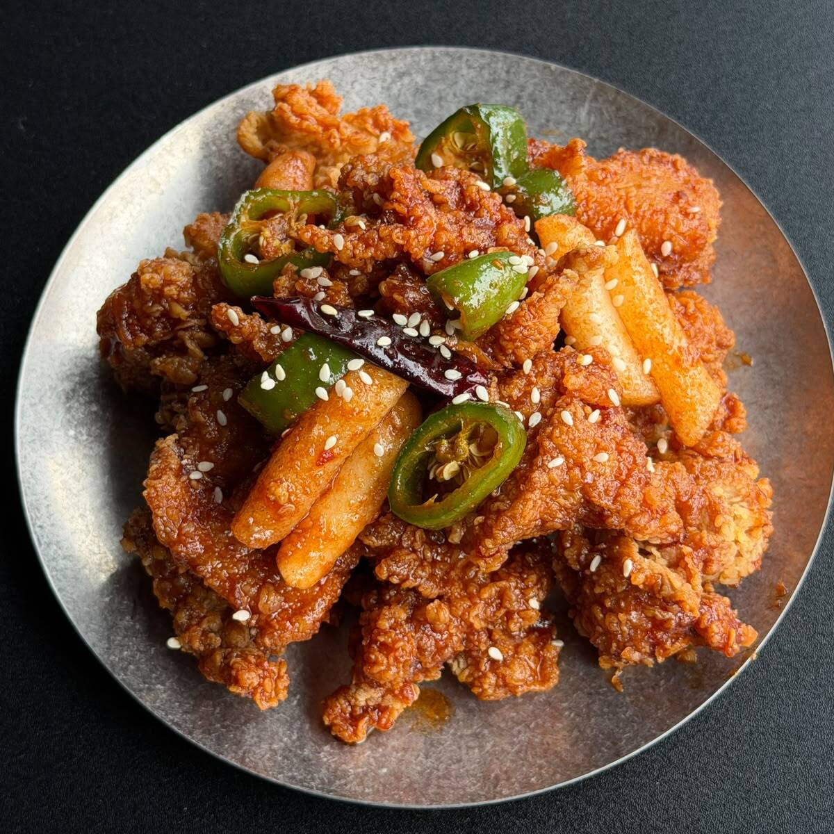 Pollo Frito sin Hueso Salsa de Chile Tailandés 20
