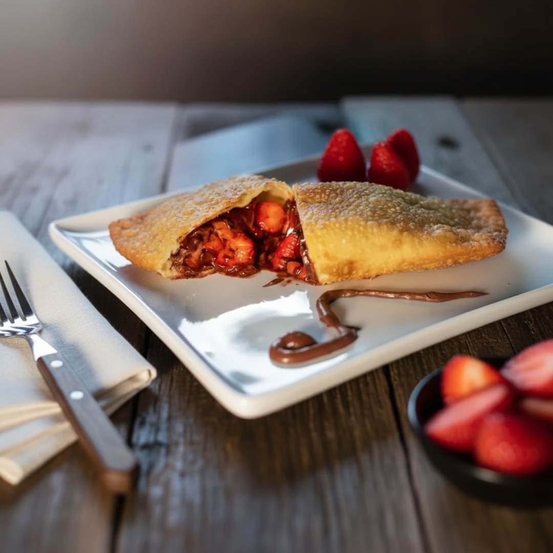 Chocolate de qualidade e Geleia de Morango