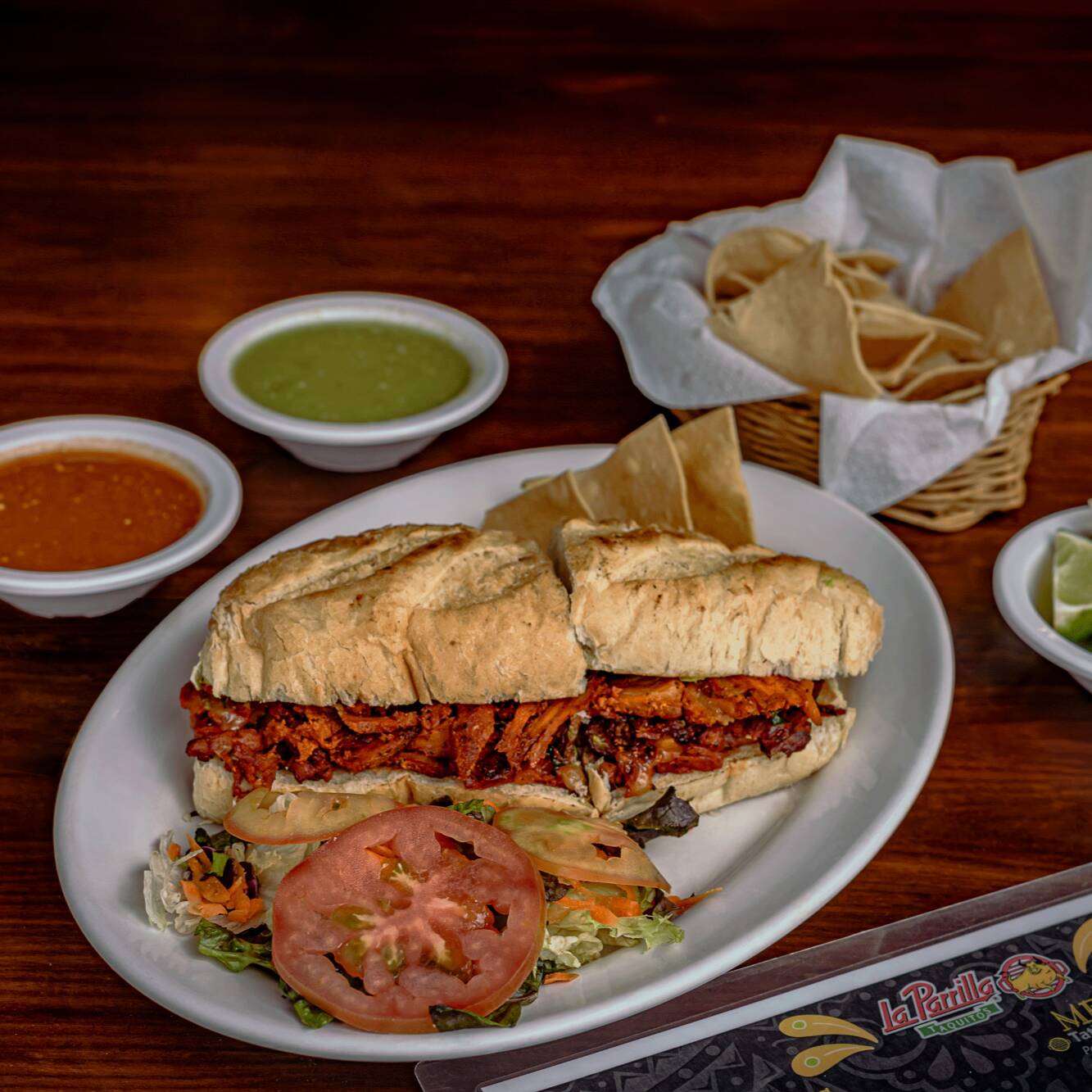 PAQUETE TORTA DE PASTOR + 1 AGUA FRESCA (500 ML)