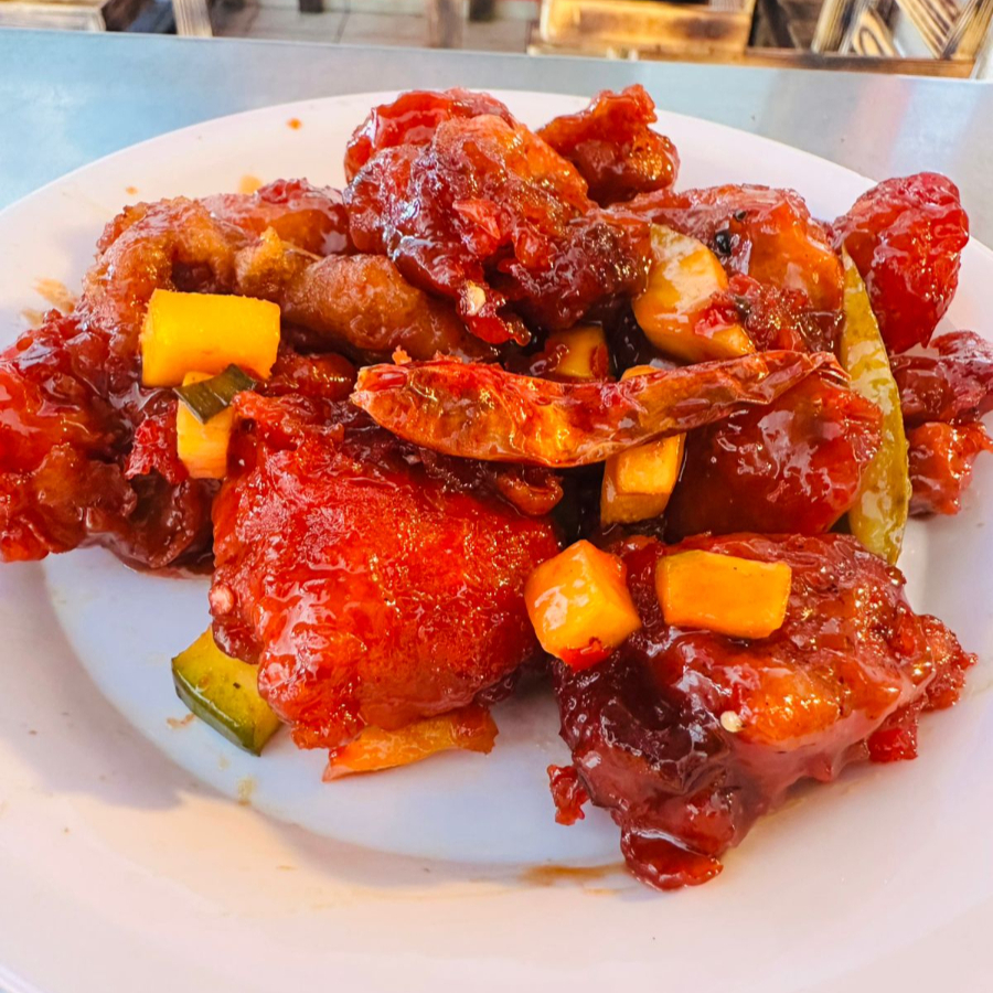 Pollo en Salsa de Mango