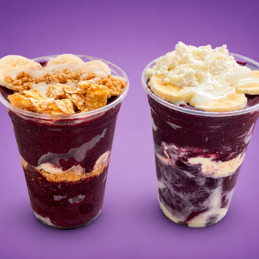 2 deliciosos copos para dividir com quem deseja, monte a sua escolha.