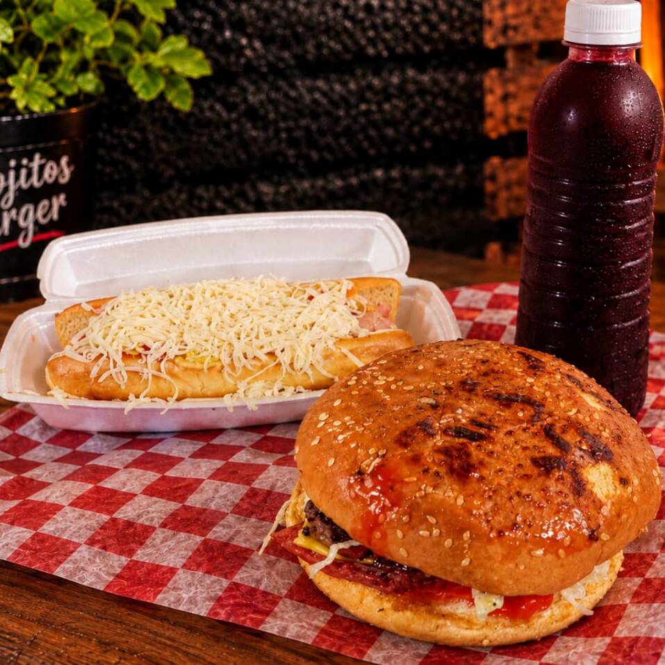 COMBO 2 - HAMBURGUESA CLÁSICA + HOT DOG + BEBIDA