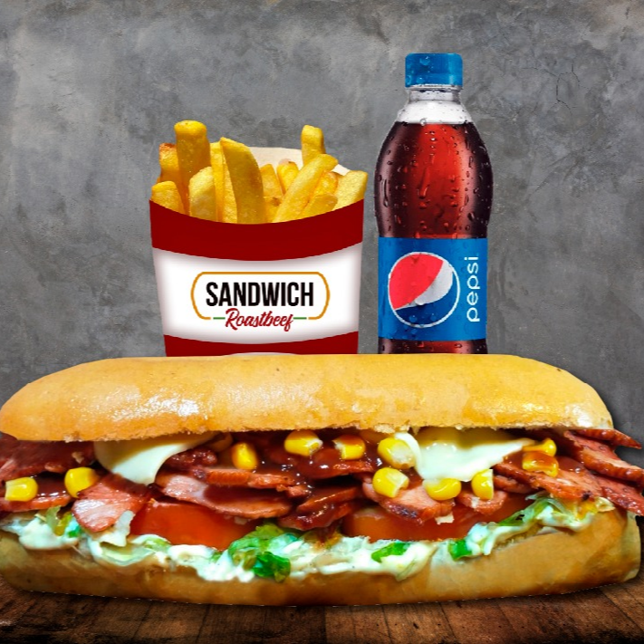 Promocion 2x1 Sándwich Costillas de Cerdo BBQ