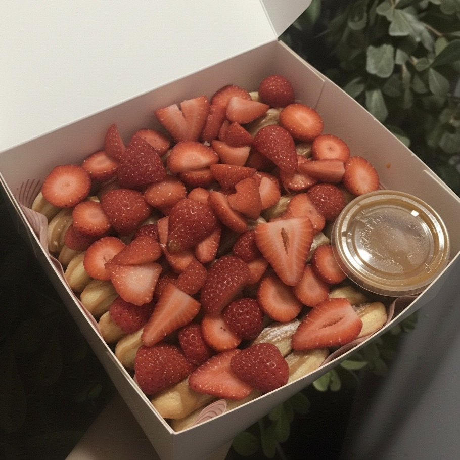 34 Mini Hotcakes 2 Glaseados 1 Topping