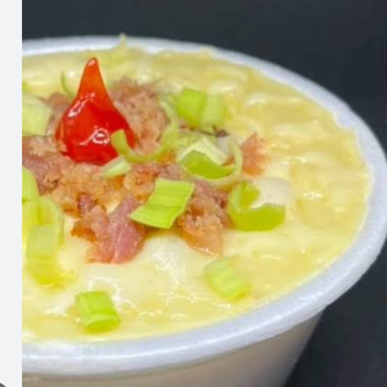 Batata com Carne Bovina com um delicio molho Barbecue
Com bastante queijo
Cumbuca de 340ml
Foto ILUSTRATIVA