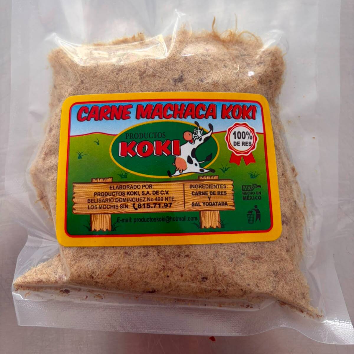 MACHACA DE RES KOKI 100 G