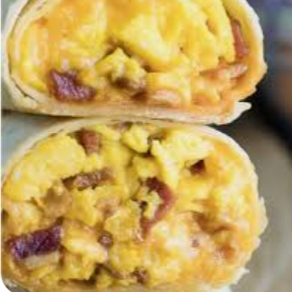Burrito de Huevo con Tocino