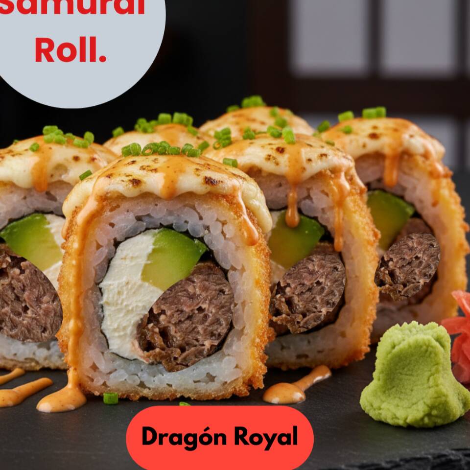 Samurai Roll 🥩🥑 🧀🧀