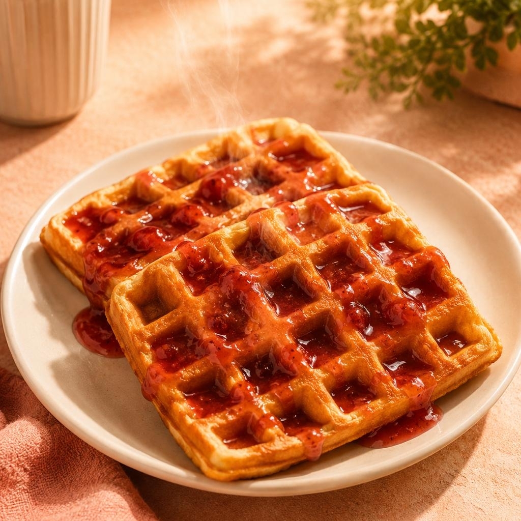 Waffles Dulces Tradicionales
