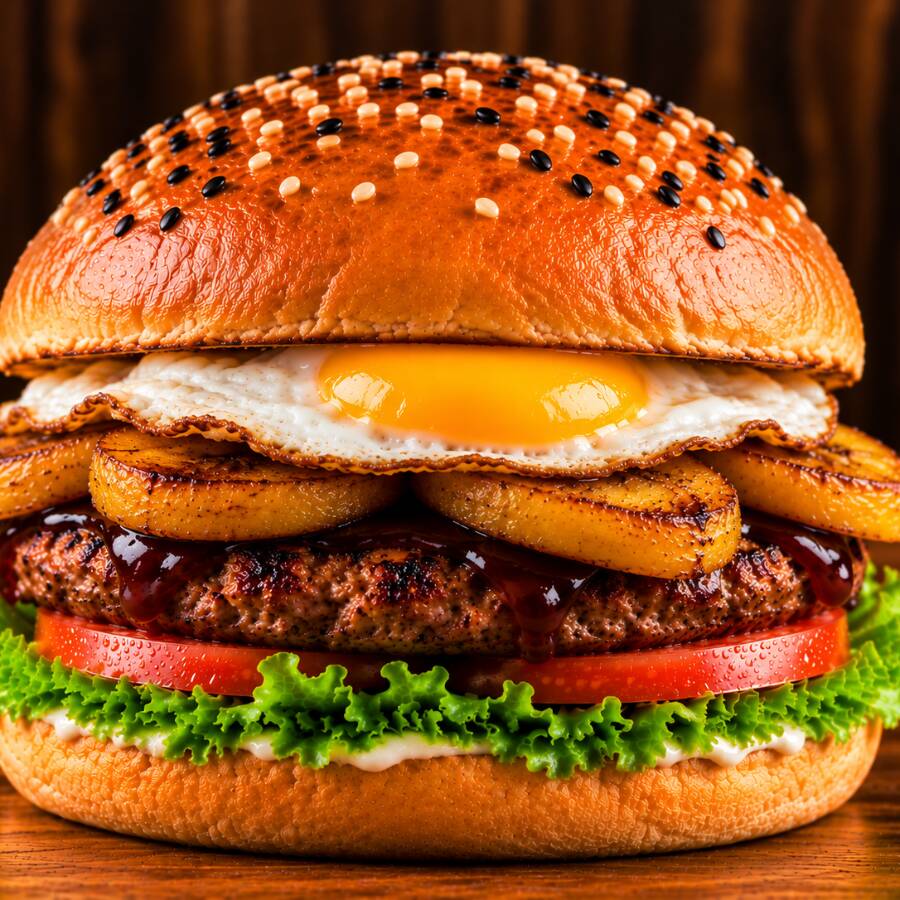 Hamburguesa a Lo Pobre