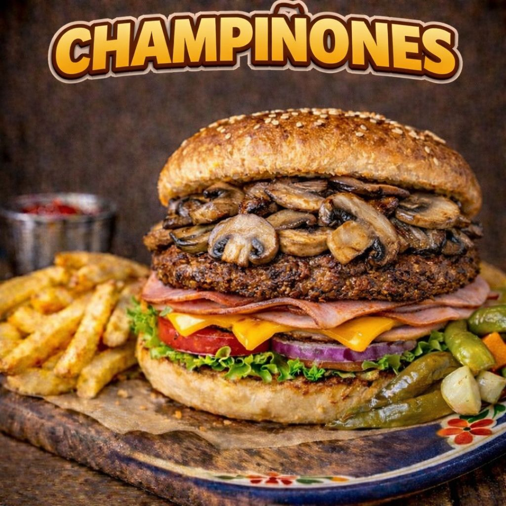 Hamburguesa Champiñones