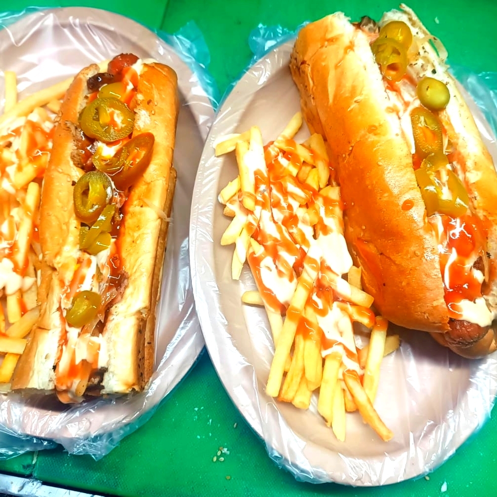 Hot Dog con papas