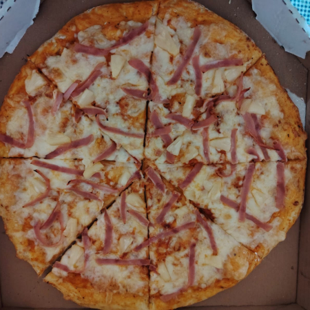 Pizza Hawaiana Familiar