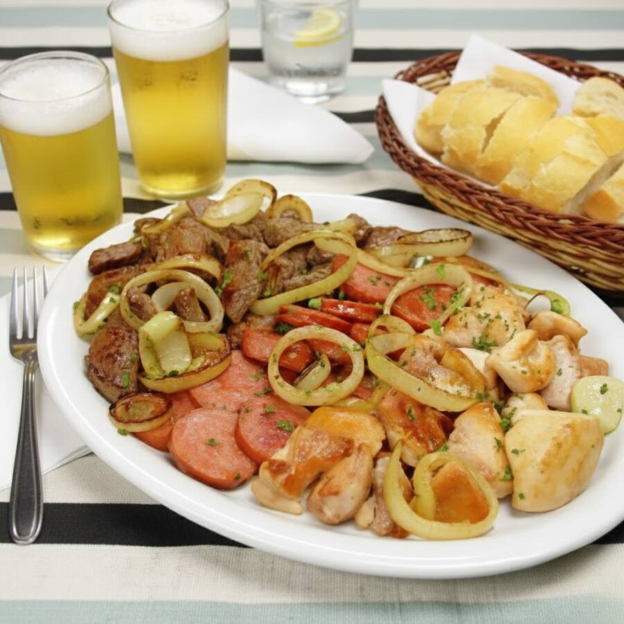 Tomate cebola e o tempero do chef