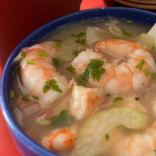 Consomé de Camarón