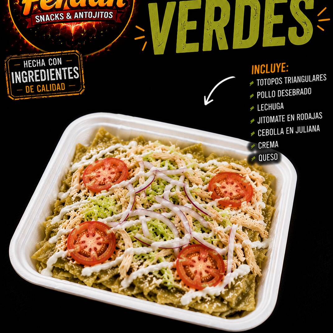 Chilaquiles Verdes con Pollo Personales