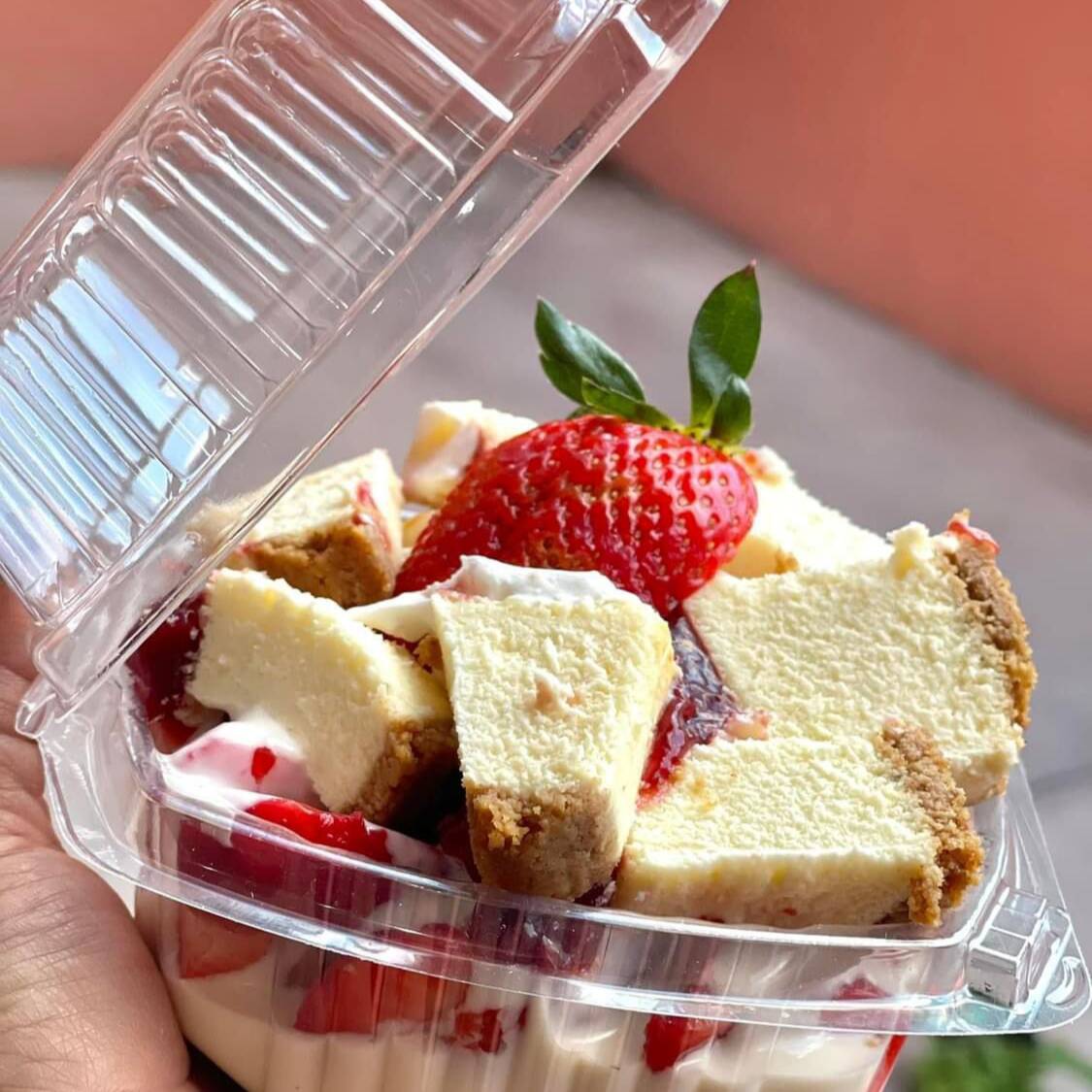 Cheese Cake con Fresas con Crema