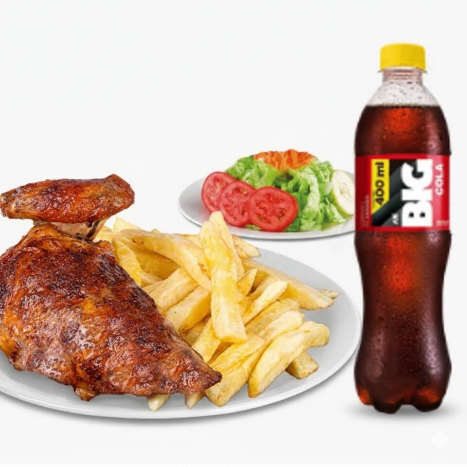 1/4 Pollo a la Brasa + 1 Big Kola 400ml