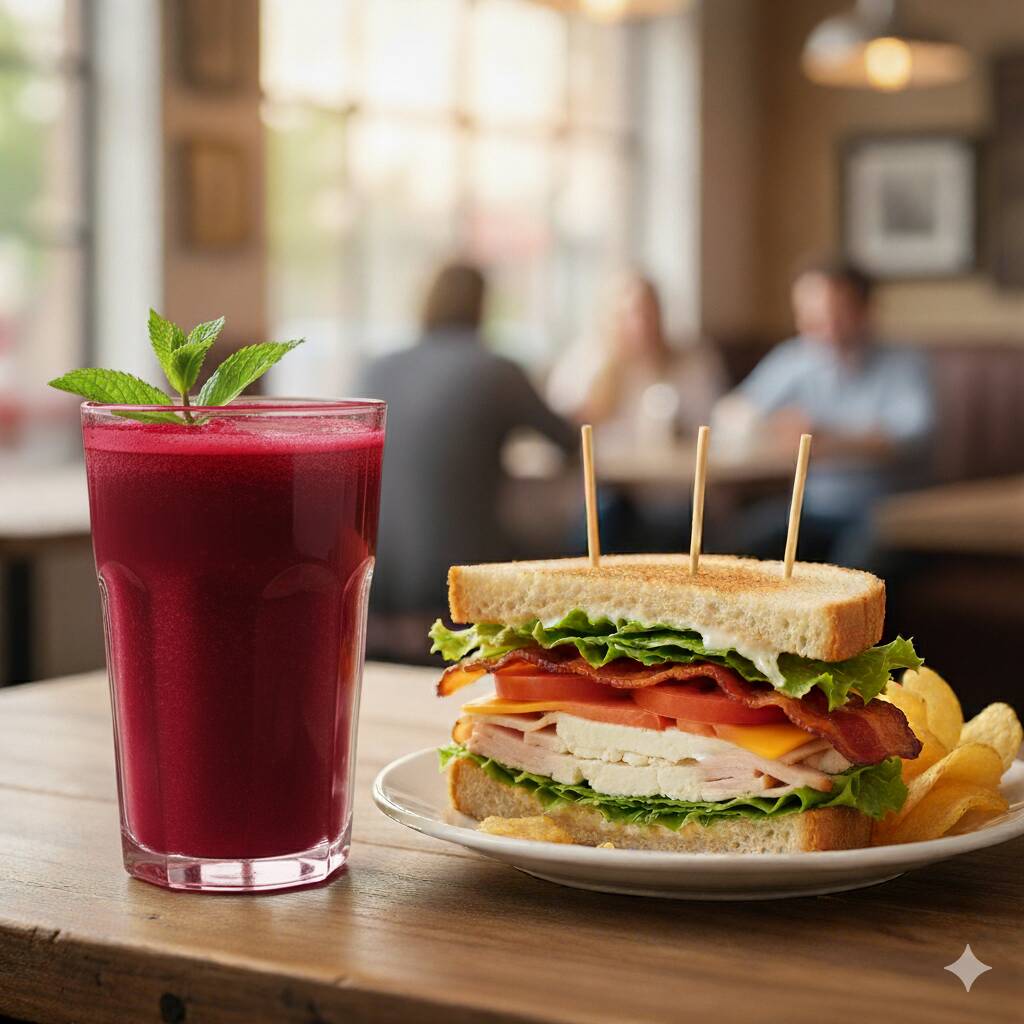 Combo de Sándwich Queso Panela y Jugo Triple