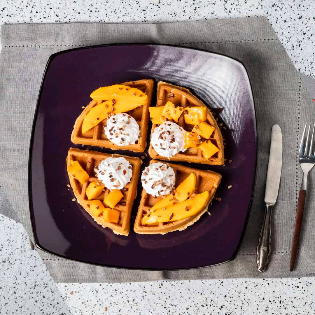 Waffle de 2 Ingredientes