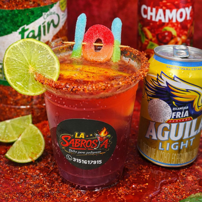 MICHELADA PICOSITA CON AGUILA
