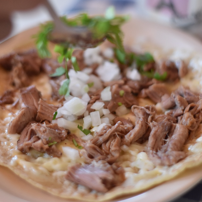 Quesadilla con Barbacoa