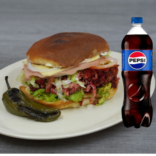 Combo Torta Colita de Pavo Especial + Refresco
