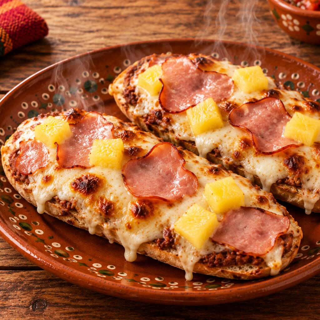 Molletes Hawaianos