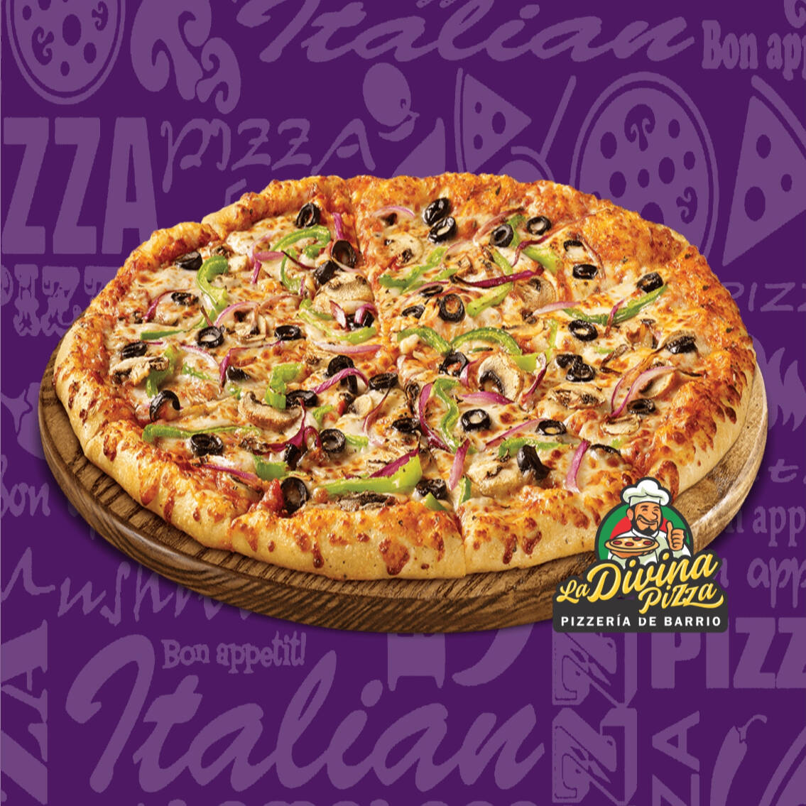 PIZZA MEDIANA 6 REBANADAS