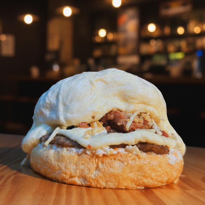 Hamburguesa Triple Queso Triple Tocineta
