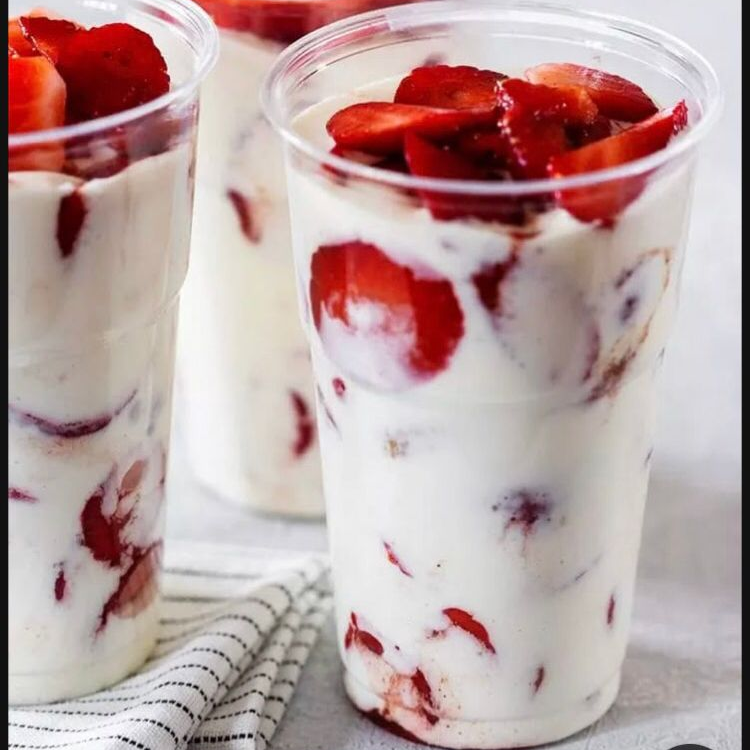Fresas con Crema Grandes