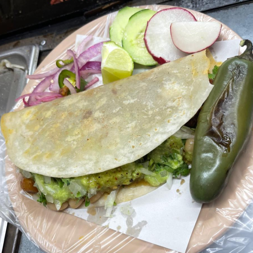 TACOS CON TORTILLA DE HARINA