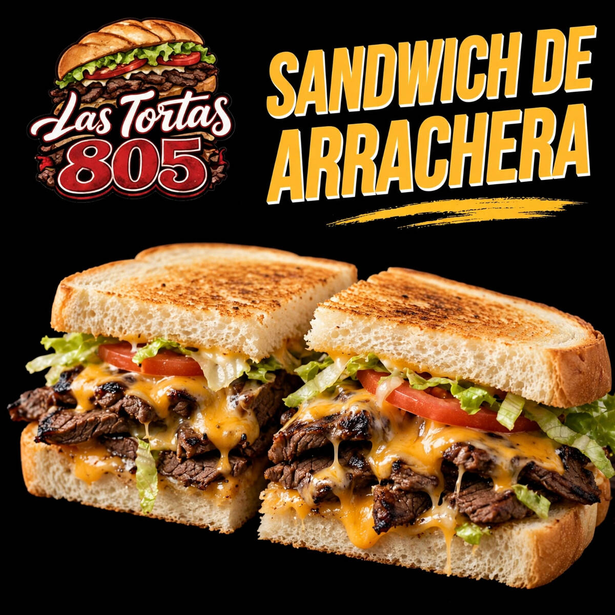 Sándwich de Arrachera
