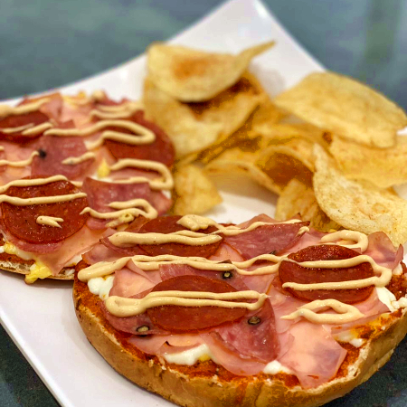Bagel Pizza