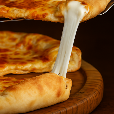 orilla rellena de queso