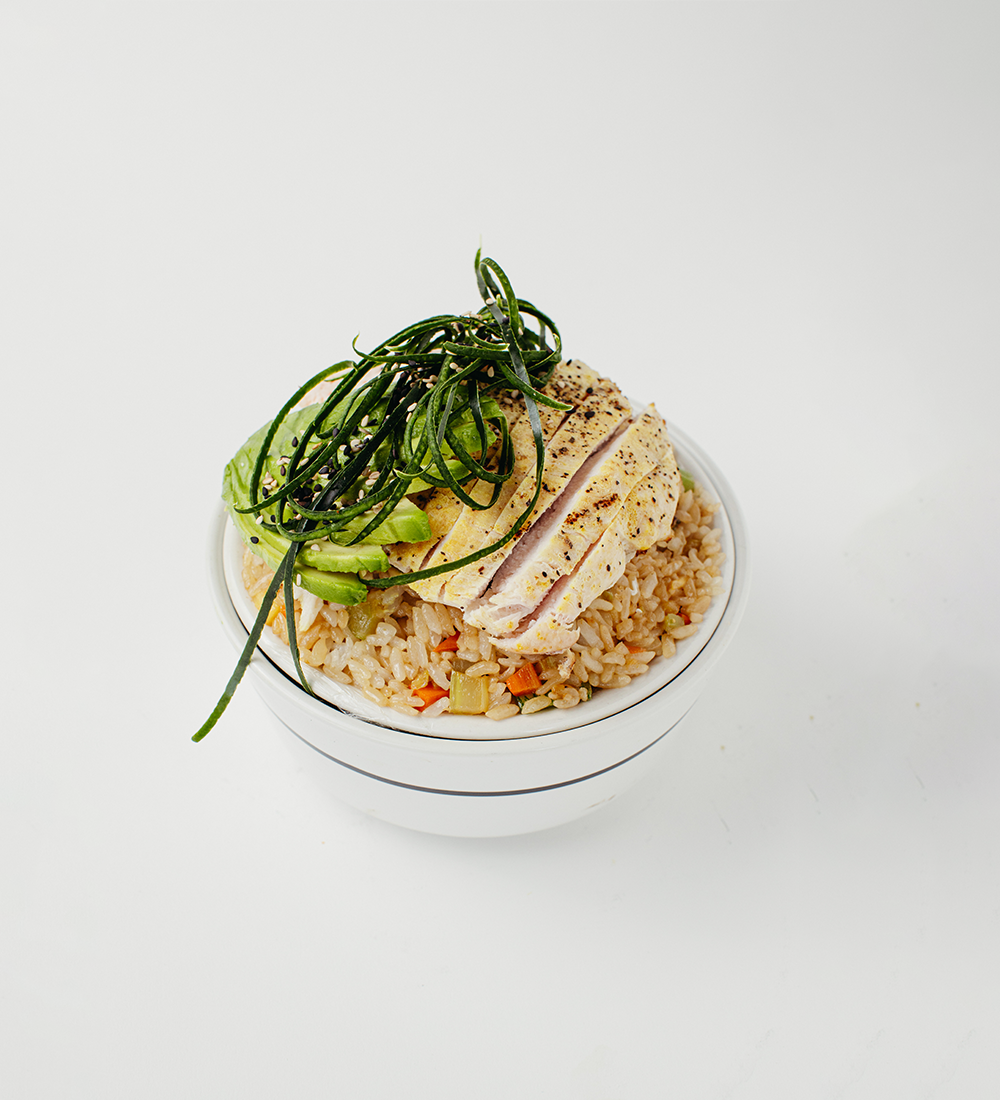 Yakimeshi verduras