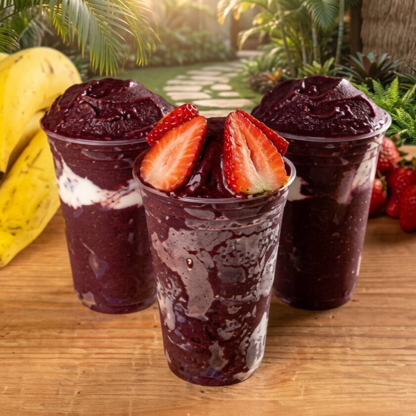 Monte o seu combo triplo de açai