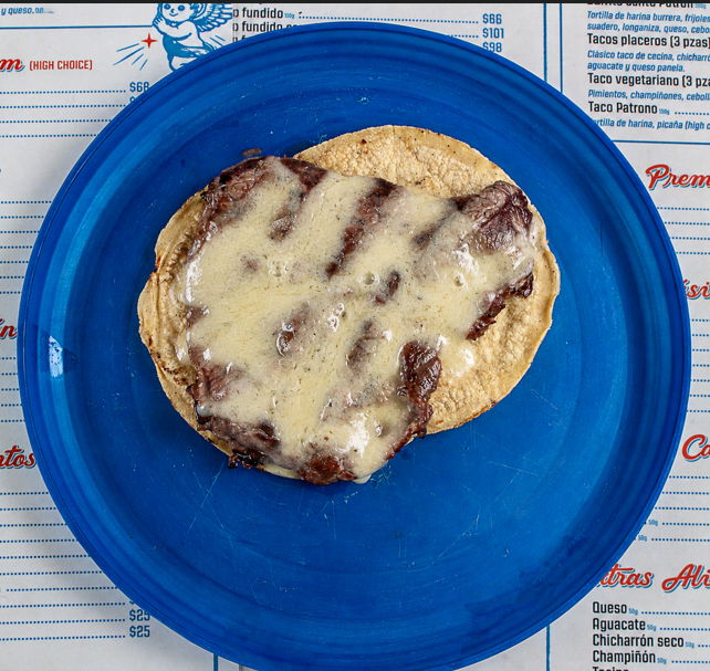 Taco Gaonera con queso