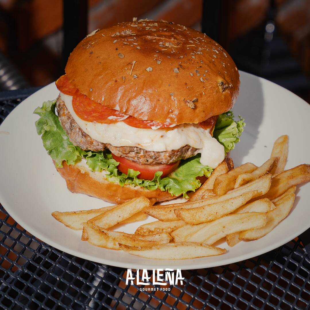 HAMBURGUESA PIZZA BURGUER