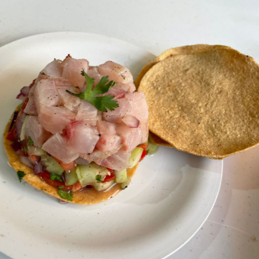 Tostada de Ceviche
