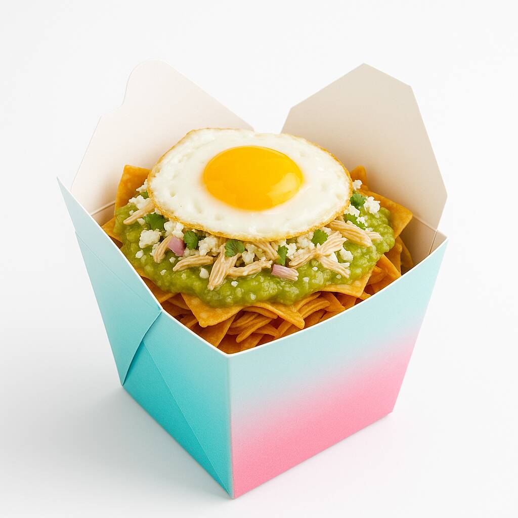 Chilaquiles Verdes con Huevo