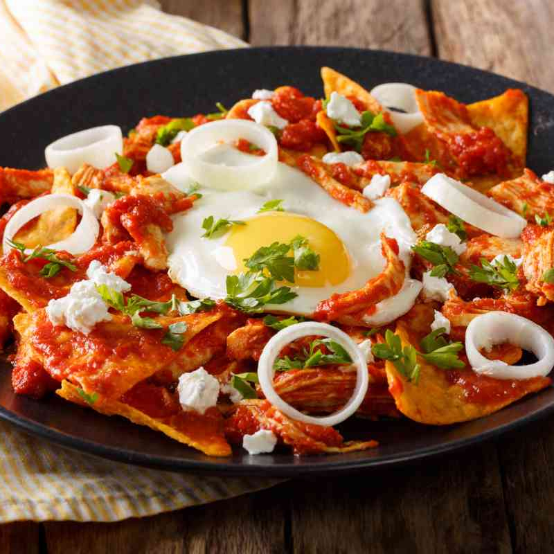 Chilaquiles con Huevo