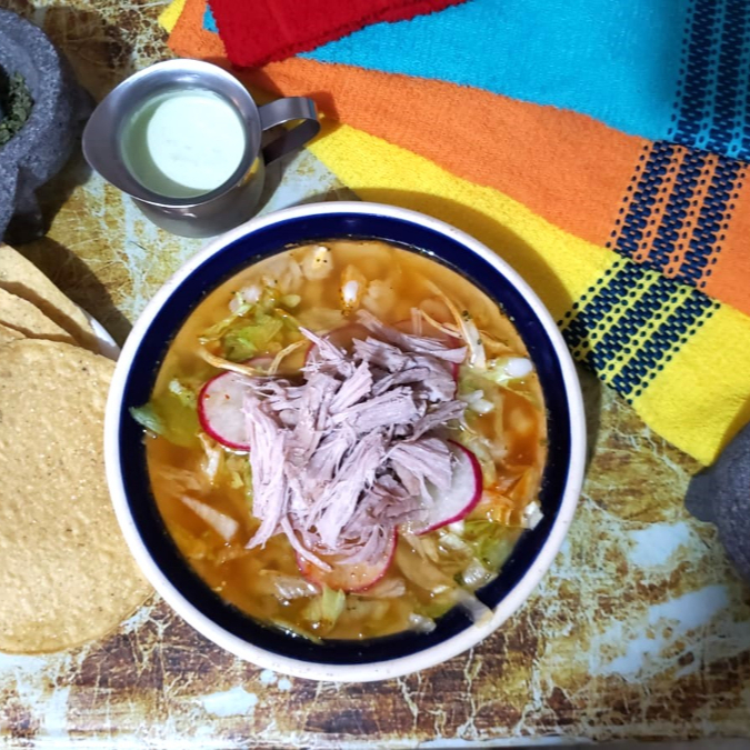 Litro Pozole Blanco o Rojo (Pollo o Cerdo)