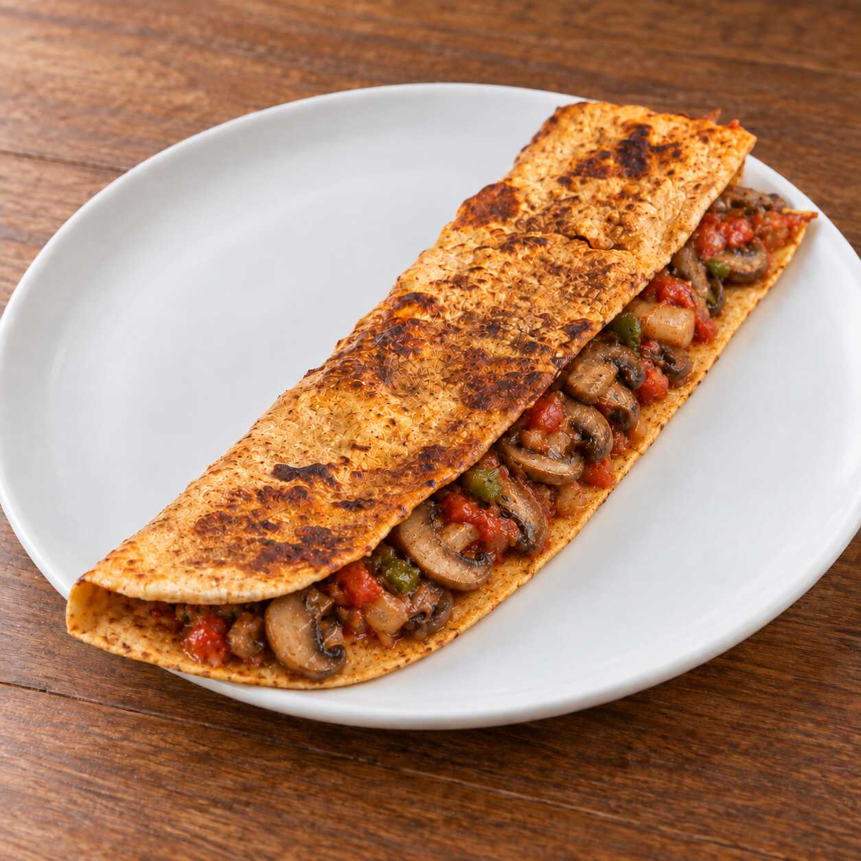 Taco Champiñones Mexicana (mediorifle)