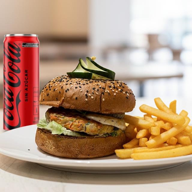 COMBO BURGER DE CAMARÓN