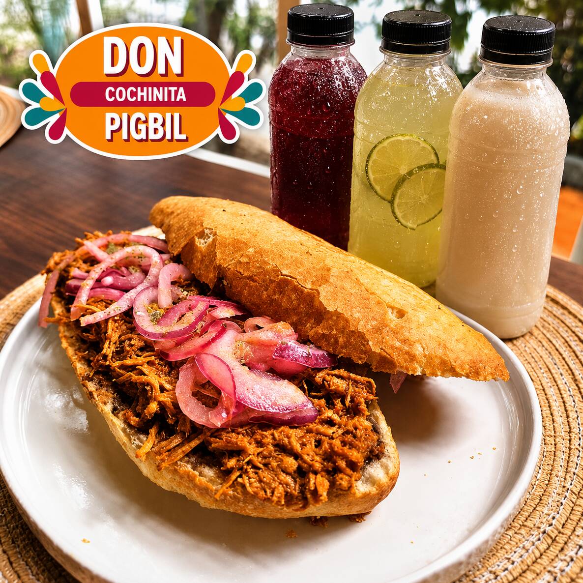 Torta de Cochinita pibil 🥖🥖