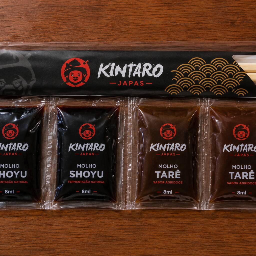 NESTE KIT DO KINTARO ACOMPANHA ( 01 PAR DE HASHI 02 MOLHOS SHOYU 02 MOLHOS TARE)