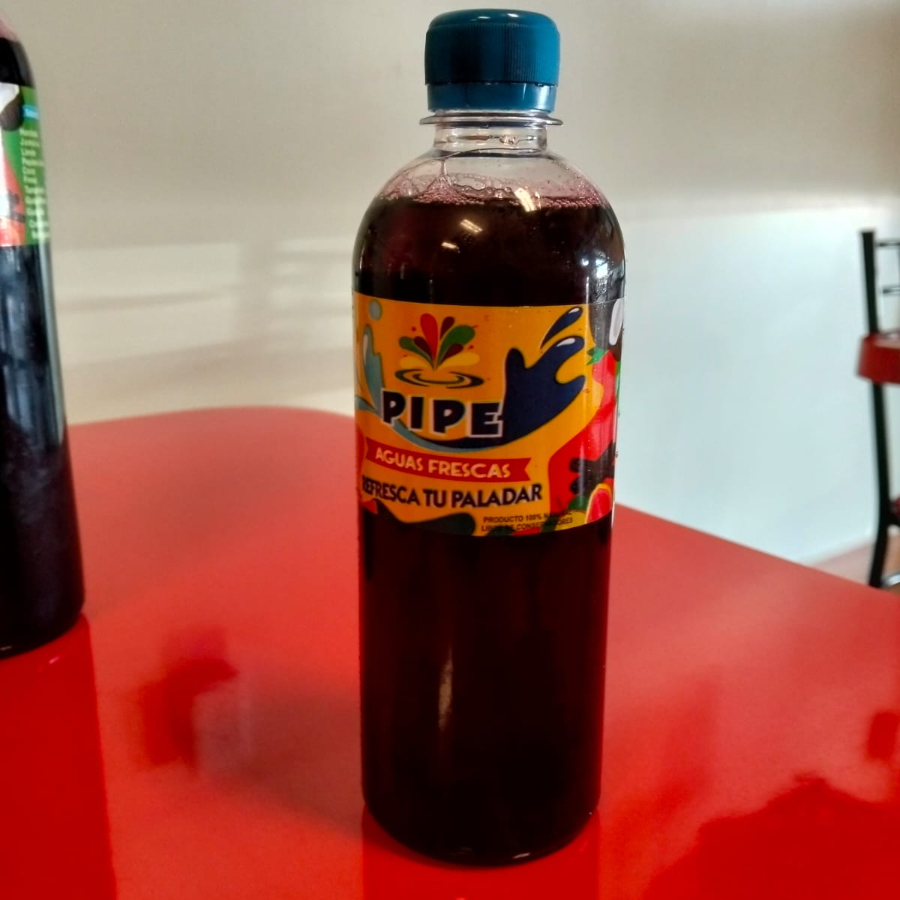 Agua de Fruta Jamaica 1/2 Litro